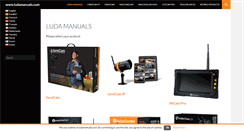 Desktop Screenshot of ludamanuals.com