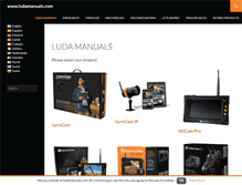 Tablet Screenshot of ludamanuals.com